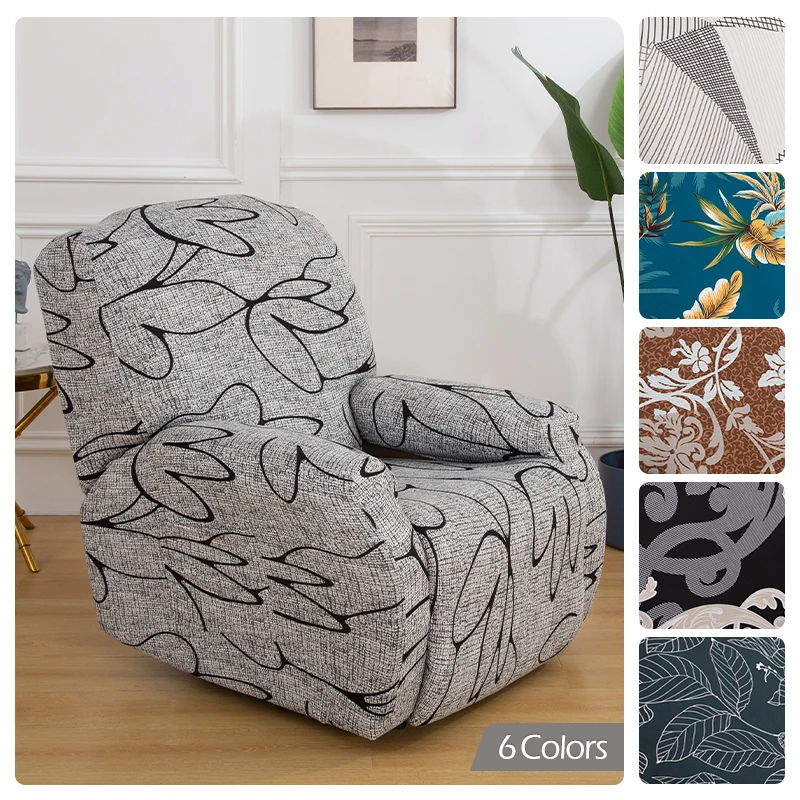 

Printed Lazy Sofa Cover Recliner Single Sofa Cover Beautiful Leisure Living Room Home Bedroom Home Sofa Cover Comfortable