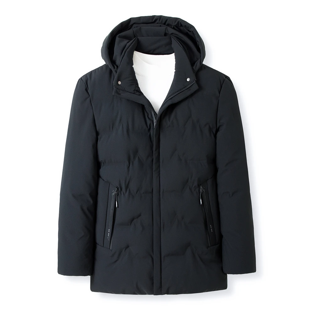 COODRONY Brand Thick Warm Hooded Parkas Men's Winter Jackets Long Coat Men Clothing Fashion Streetwear Windproof Overcoats Z8148