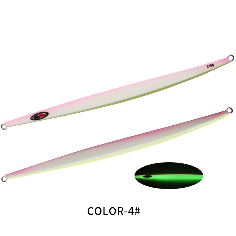 

170g 210g Large Jigs Deep Sea Fishing Slow Pitch Jigging Lures Vertical Jigs Snapper Fishing Lure