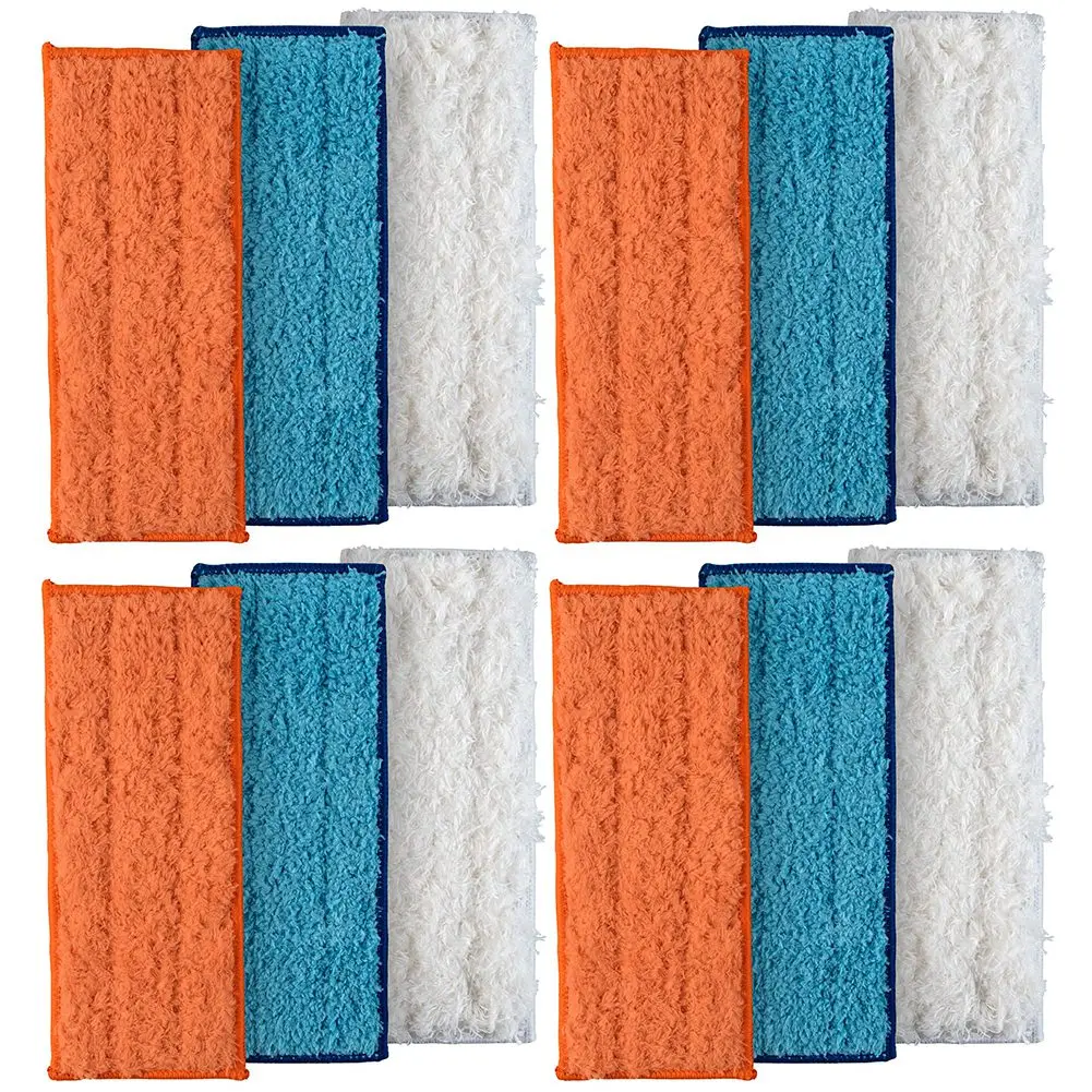 

Replacement Mop Pads for IRobot Braava Jet 200 Series 240 241 4 Wet 4 Damp 4 Dry Sweeping Pads Washable - Pack of 12