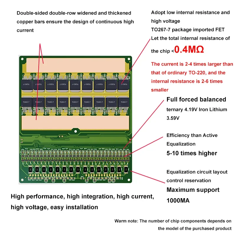 Реле BMS 3S 4S-32S 3000A Peak Lipo Lifepo4 плата защиты аккумулятора 7S 8S 10S 12S 13S 16S 17S 20S 24S 28S 32S 35 350A S