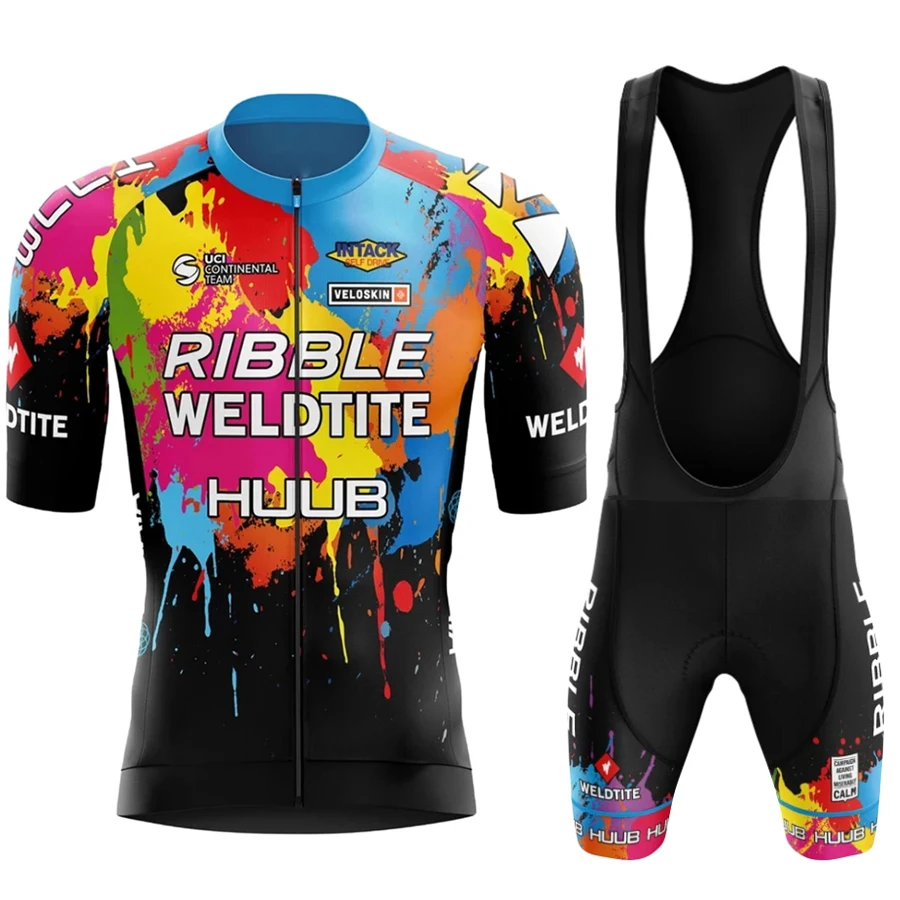 

HUUB Team Cycling Clothing Men's Cycling Jersey Sets Sports Bike Shirts Road MTB Bicycle Bib Shorts Suits Ropa Ciclismo Maillot