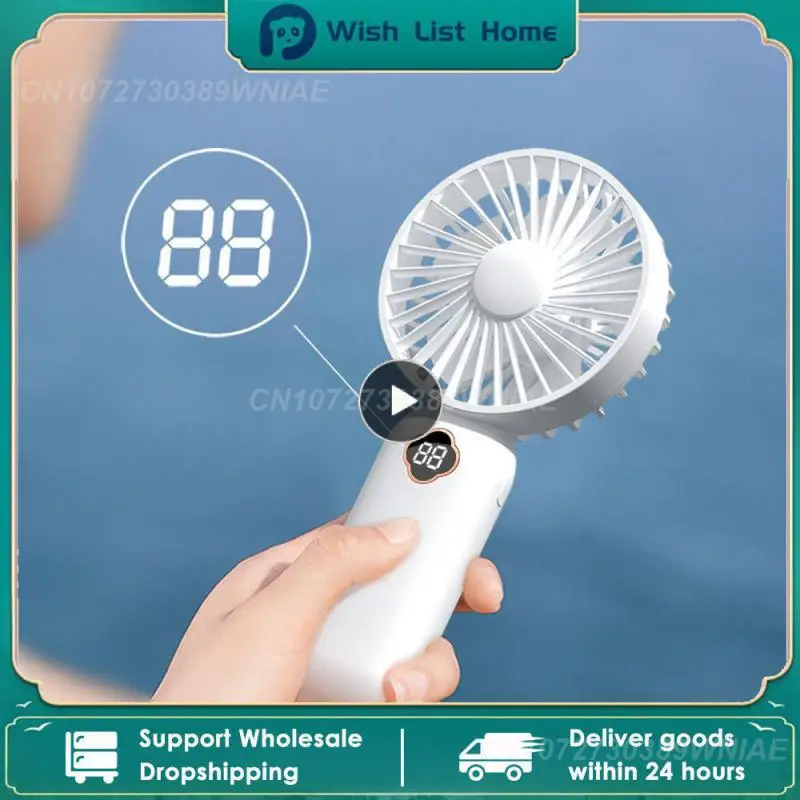 

Fan Cyber Popular High Quality Handheld Fan Lightweight And Portable Usb Fan Hand-cranked Small Fan Cooling Accessories Mini Fan