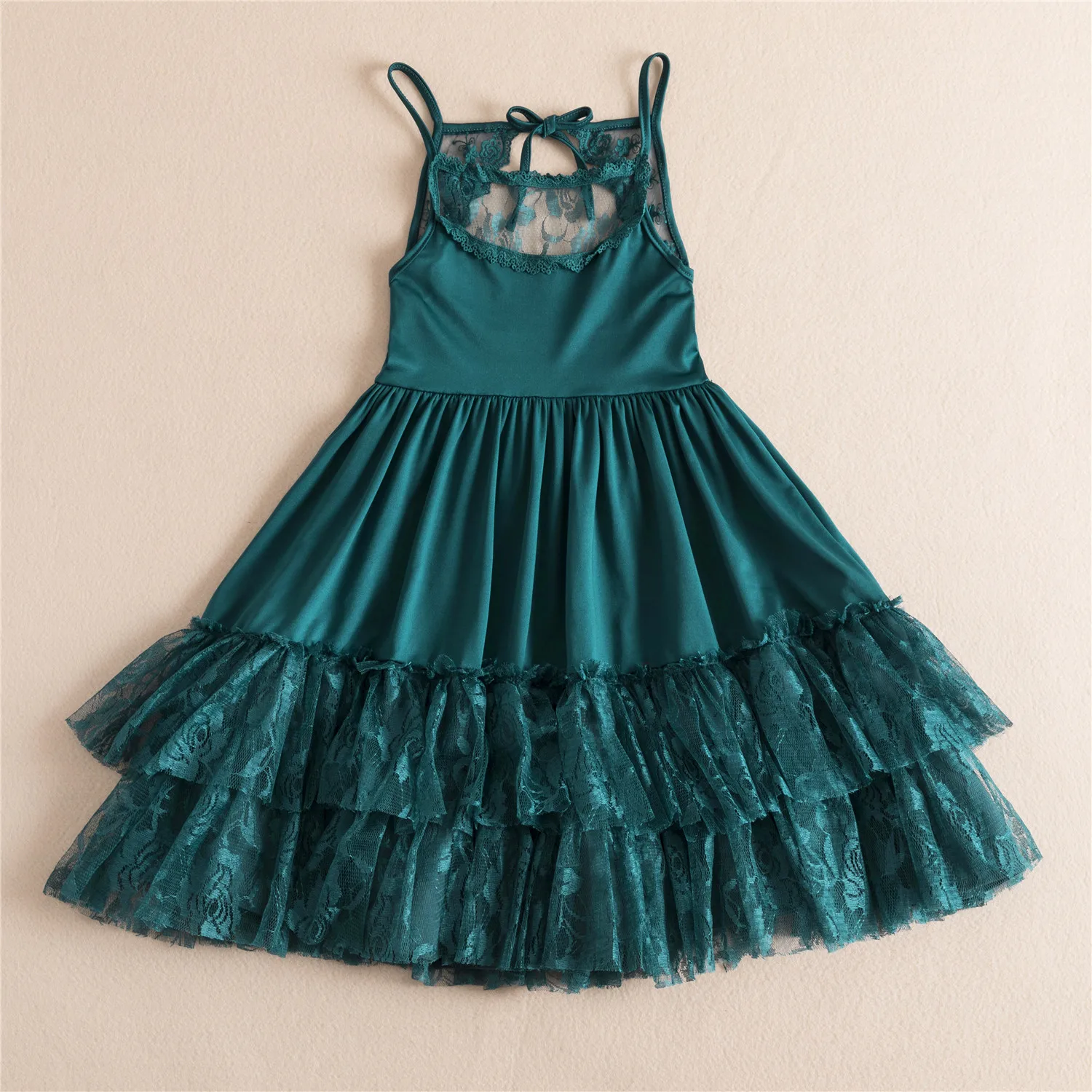 Детский праздничный костюм платье с цветочным рисунком для девочек на свадьбу