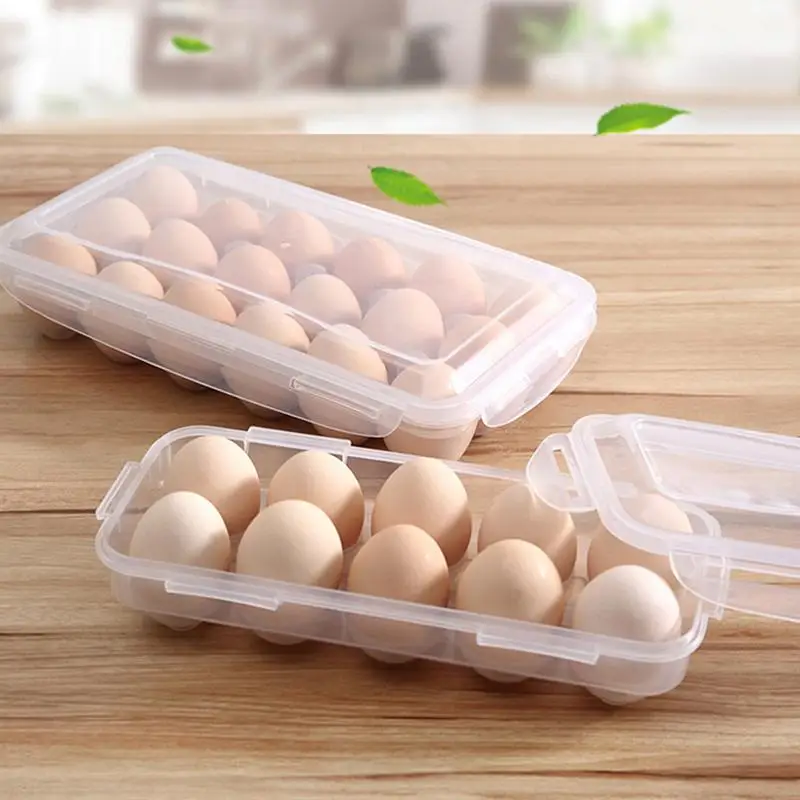 

Egg Storage Box Transparent Egg Holder With Lid Kitchen Storage Supplies Egg Display Bin For Restaurant Countertop Tabletop