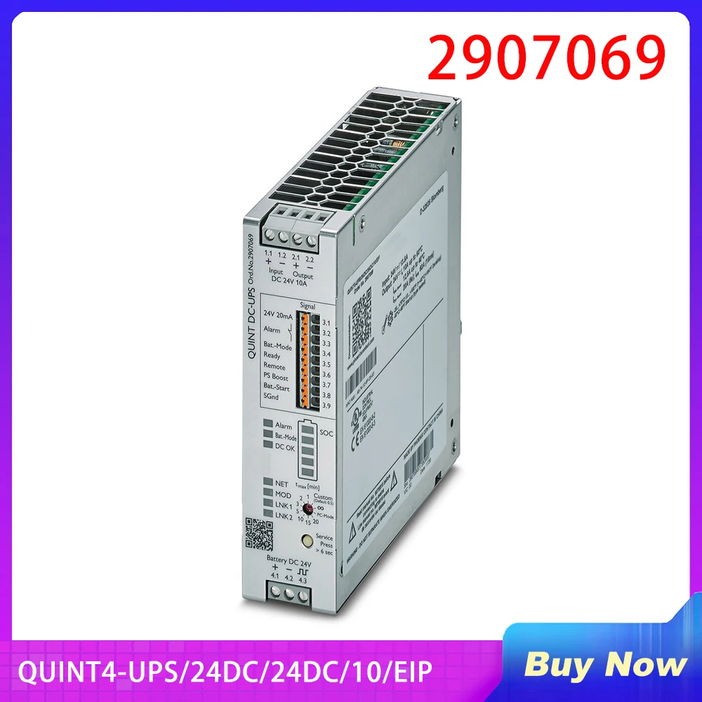

2907069 For Phoenix Uninterruptible Power Supply QUINT4-UPS/24DC/24DC/10/EIP