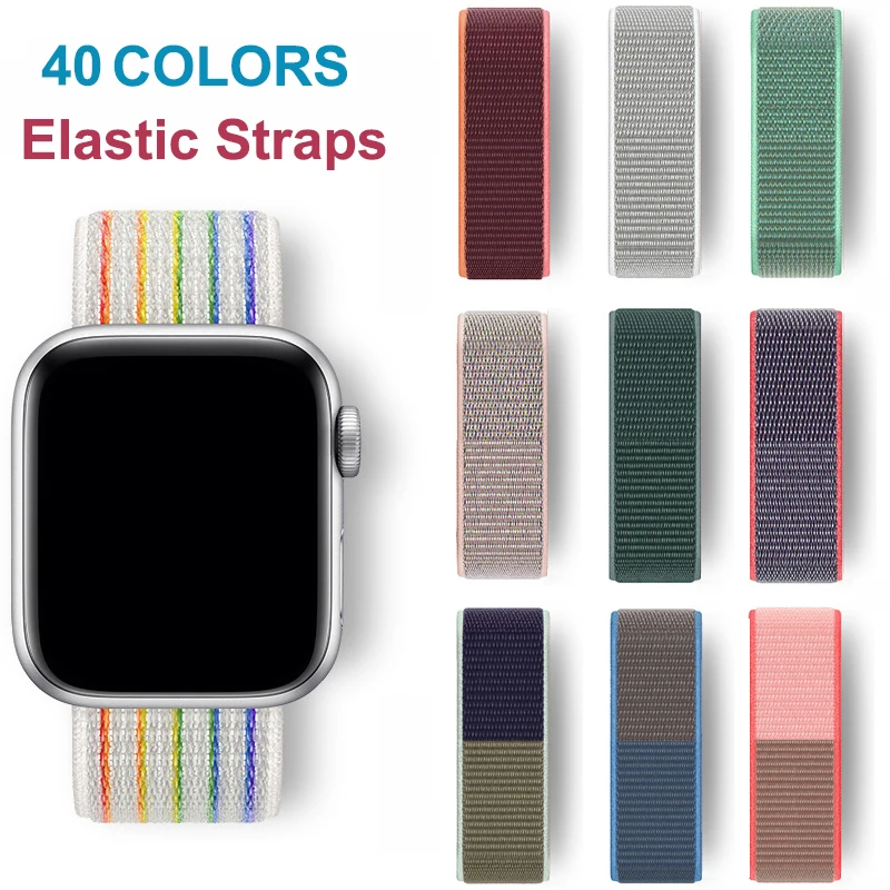 

Ремешок нейлоновый Плетеный для Apple Watch 38/40/41 мм 42/44/45 мм