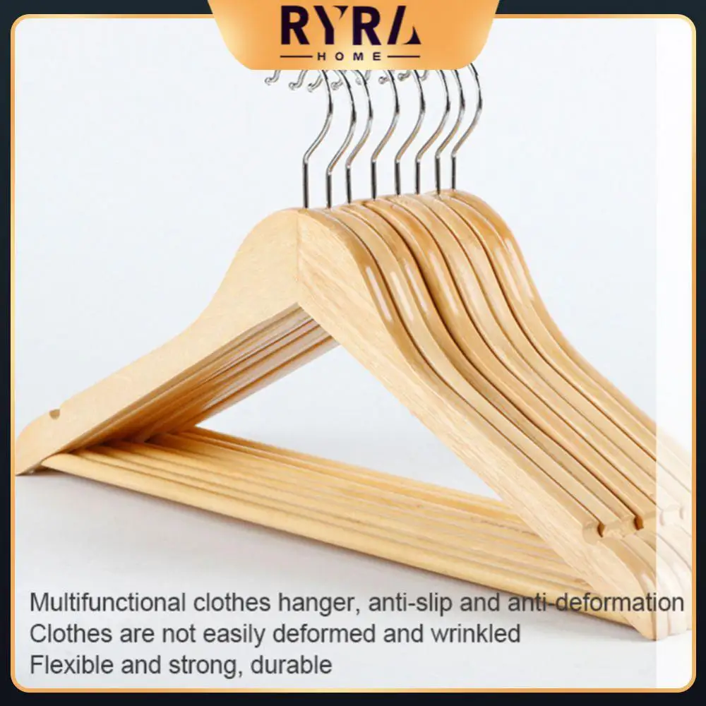 

Solid Wood No Deformation Adult Hangers No Dry Crack Drying Holder Wooden Drying Rack Household Clothes Shelf Durable