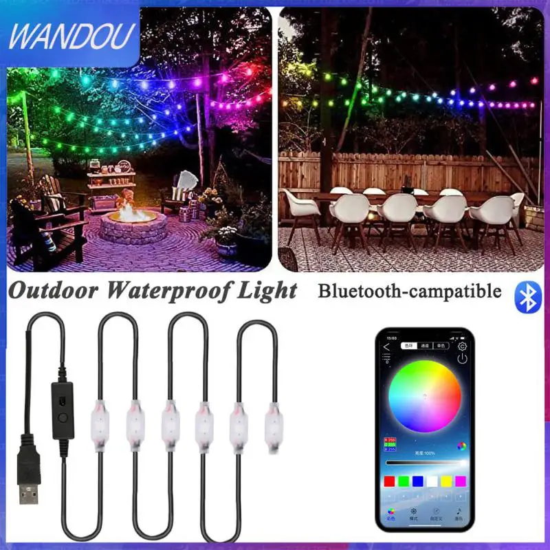 

Brightness Atmosphere Light String Led Waterproof Atmosphere Light Entertainment Decorative Lighting. 5050rgb With Light String