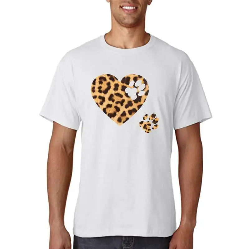 

2022 Women Clothing Leopard Dog Paw New Short Sleeve Style Cartoon Summer Lady Print Tee Stylish T Top Tshirts Clothes T-Shirt