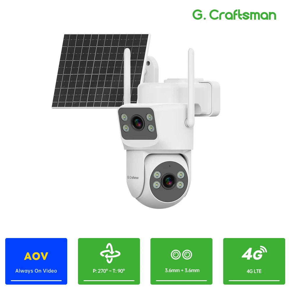 

G.Craftsman G4-P1FD-M2X 4G камера видеонаблюдения