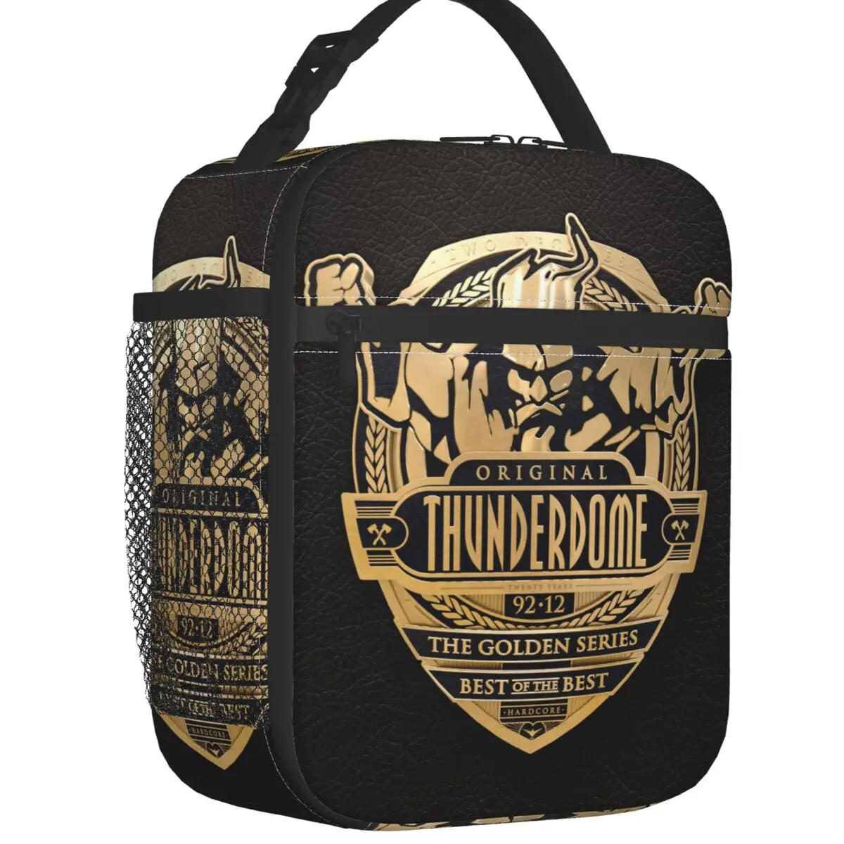 Thunderdome Music Festival Gift Portable Lunch Box Waterproof Hardcore Gabber Thermal Cooler Food Insulated Lunch Bag Kid School