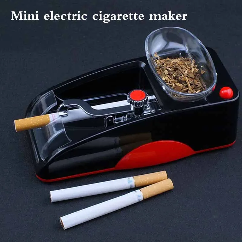 1pc EU Plug Electric Easy Automatic Cigarette Rolling Machine Tobacco Injector Maker Roller Drop Shipping Smoking Tool