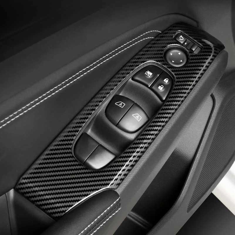 

For Nissan Altima 2019 - 2021 Stainless Steel Door Armrest Window Glass Lift Switch Button Frame Cover Trim Accessories