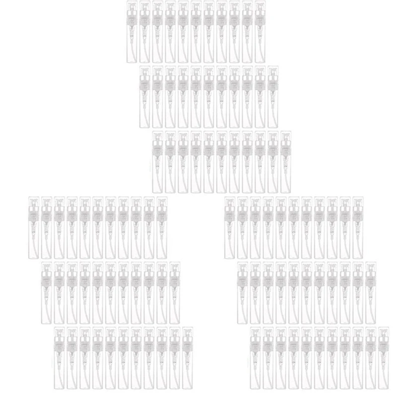 

360Pcs Transparent Empty Spray Bottles 3Ml Plastic Mini Refillable Container Empty Cosmetic Containers