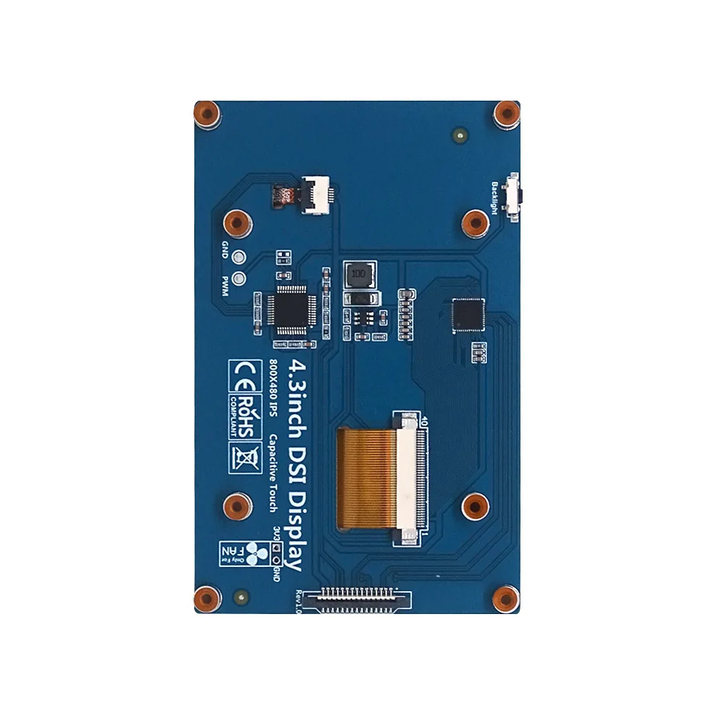 Сенсорный экран 4 3 дюйма интерфейс MIPI DSI мультисенсорная панель ЖК-модуль для