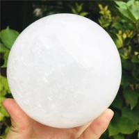 4 10cm natural white calcite crystal ball stone ball home decoration gem voodoo reiki spiritual healing