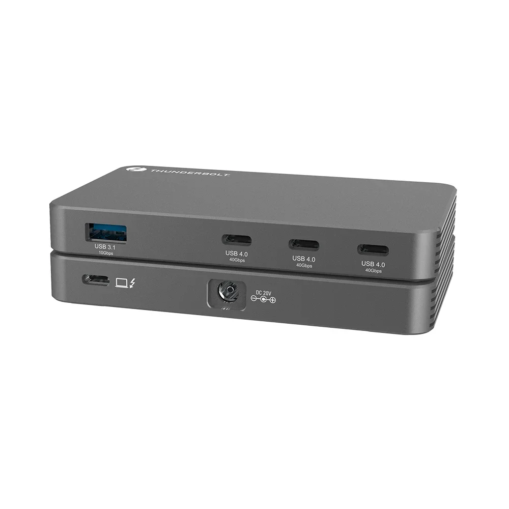 2024 USB 4.0 Thunderbolt 4 Hub Dock C Док-станция для Macbook Pro HP DELL Surface Lenovo Samsung