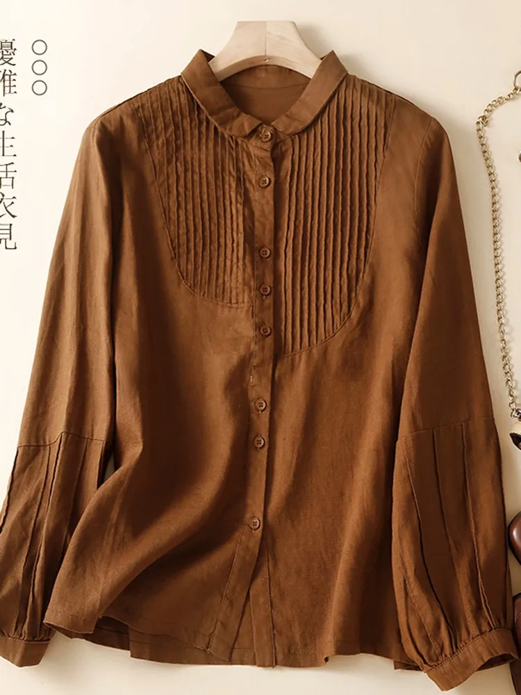 Женские повседневные рубашки с длинным рукавом Новое поступление 2022 однотонные