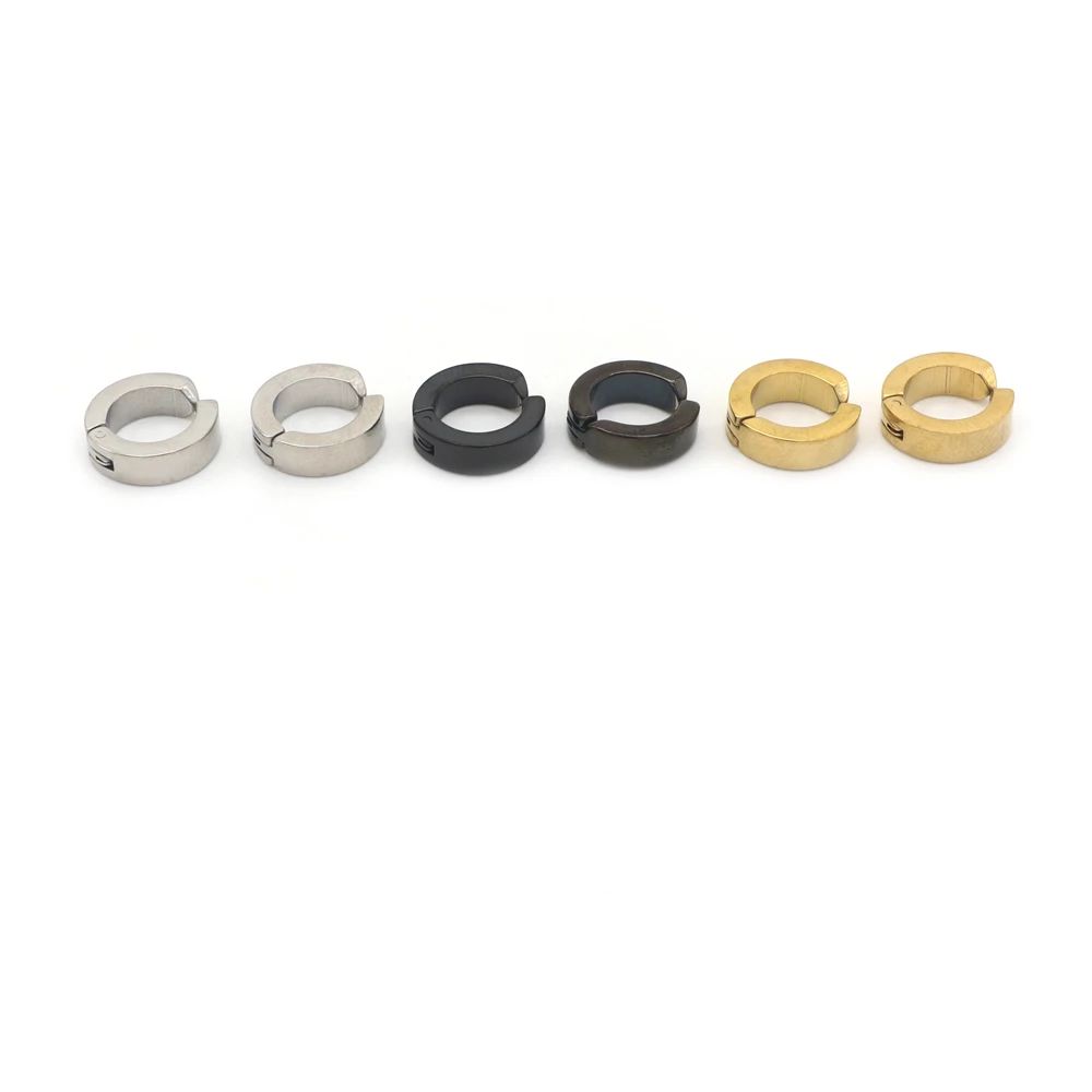 60 шт. мужские серьги-клипсы 4 Х9 мм