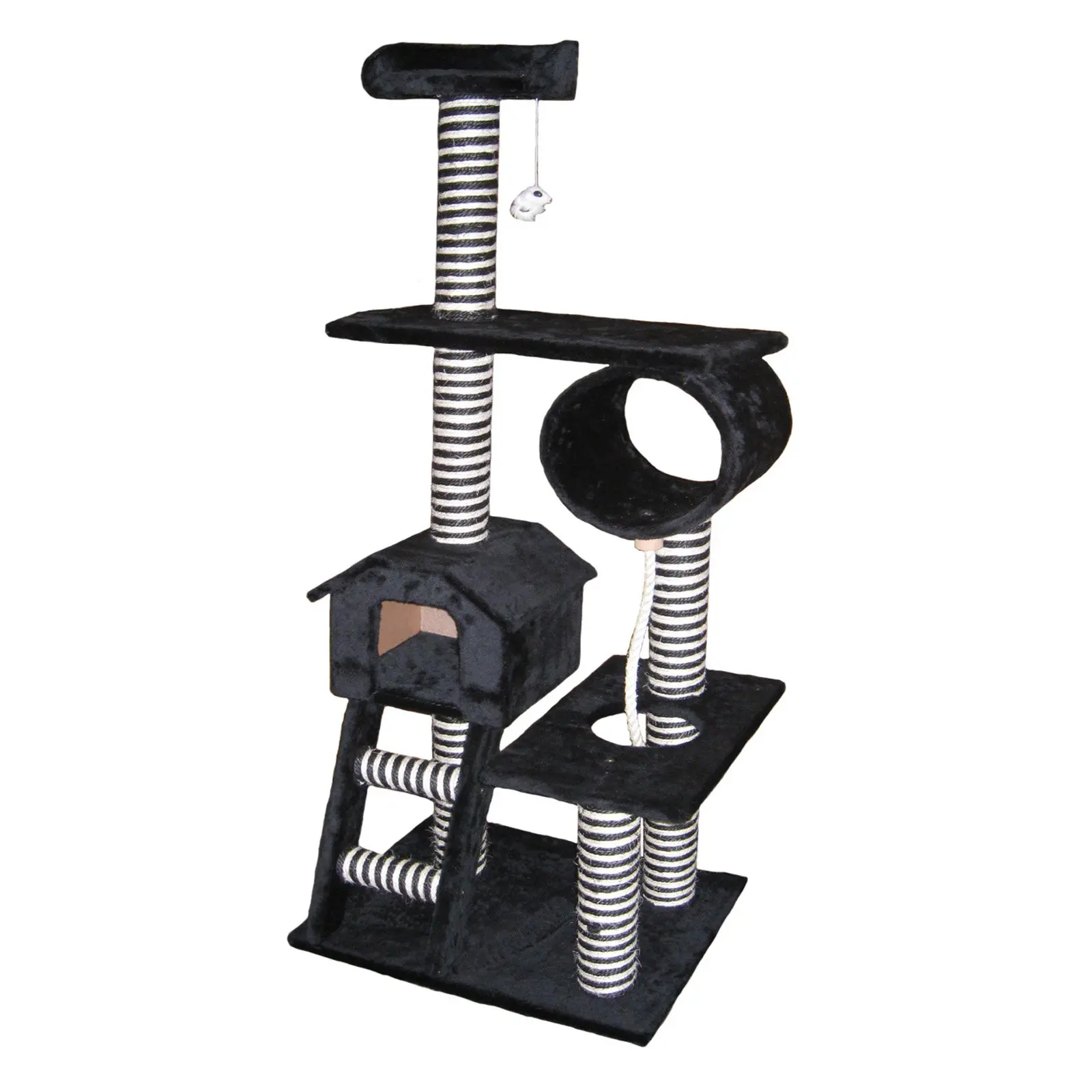 

Go Pet Club Cat Tree - Black - 60 in.