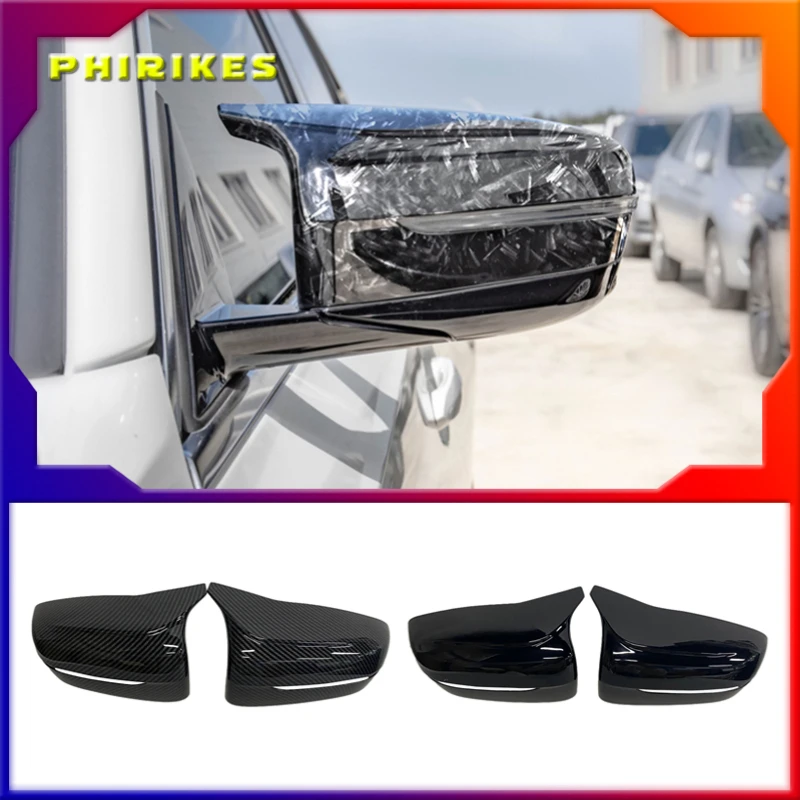 

Боковые крылья зеркала заднего вида для BMW 4 5 7 8 серии G11 G12 G14 G15 G16 G22 G23 G24 G30 G31 G38 ABS глянцевый черный