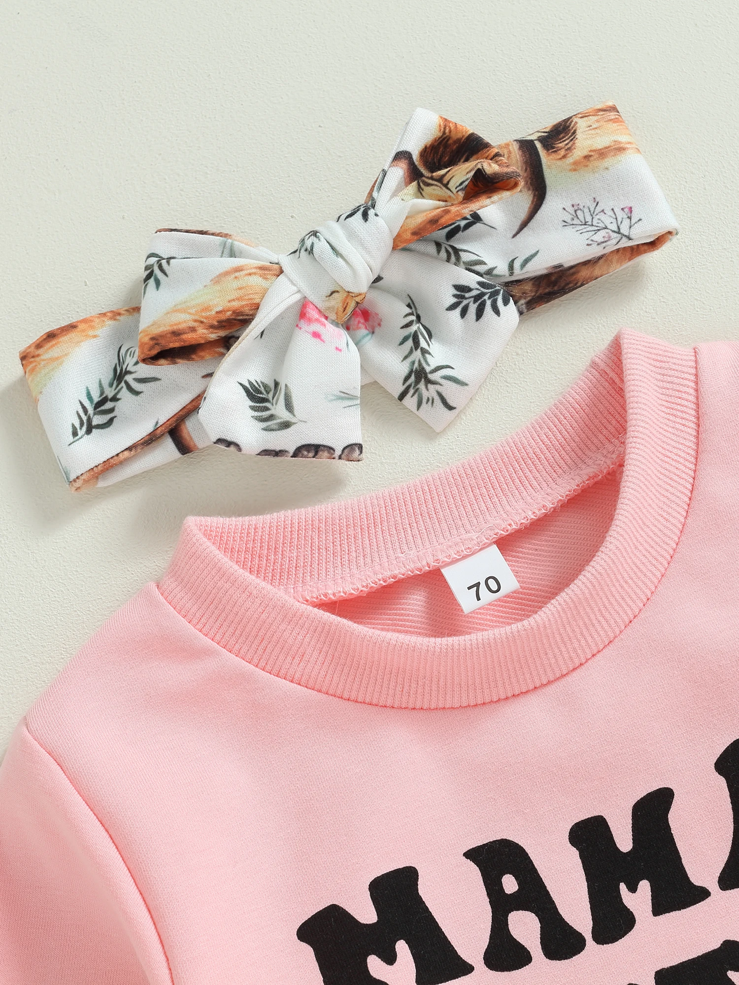 

Cute and Cozy Adorable Pink Sweatsuit Set for Toddler Girls - Perfect for Fall and Winter - 3-Piece Outfit