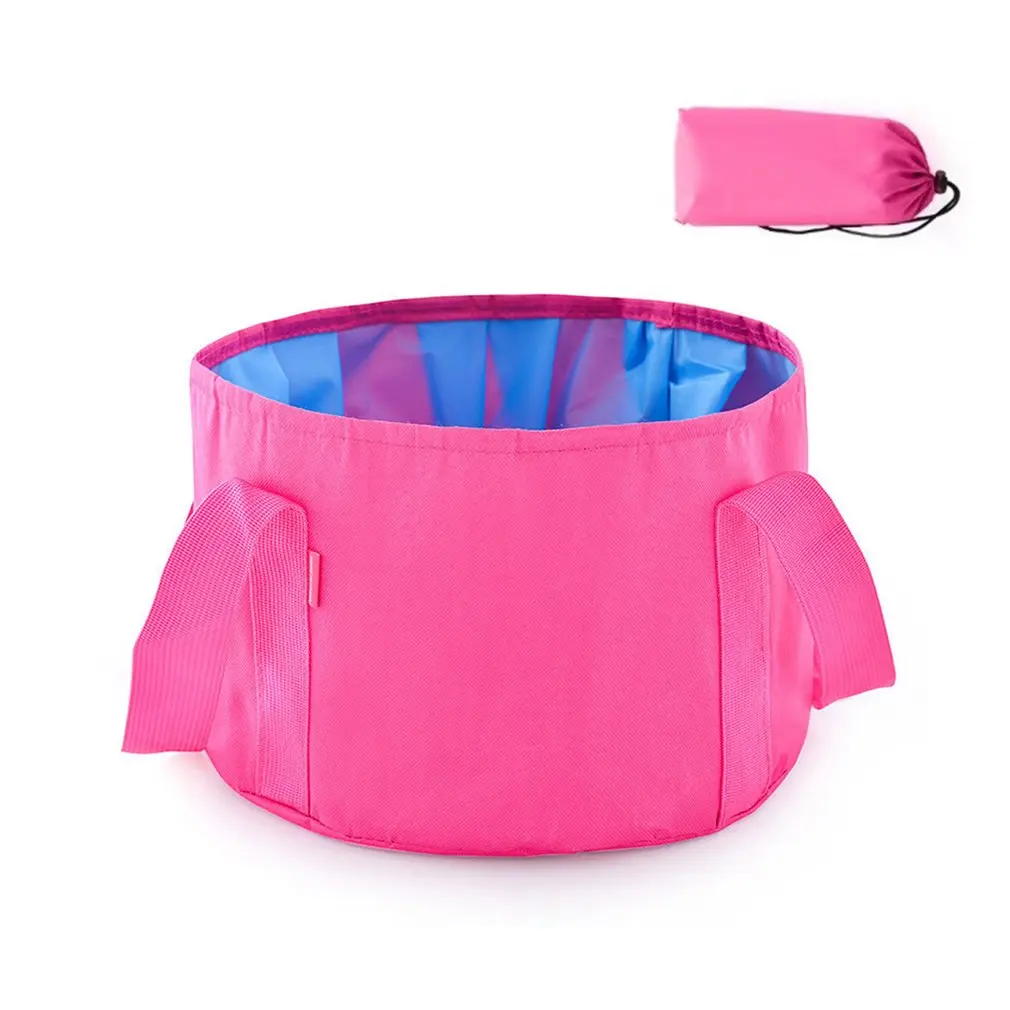 Collapsible Foot Soaking Bath Basin Bag With Handles For Kid
