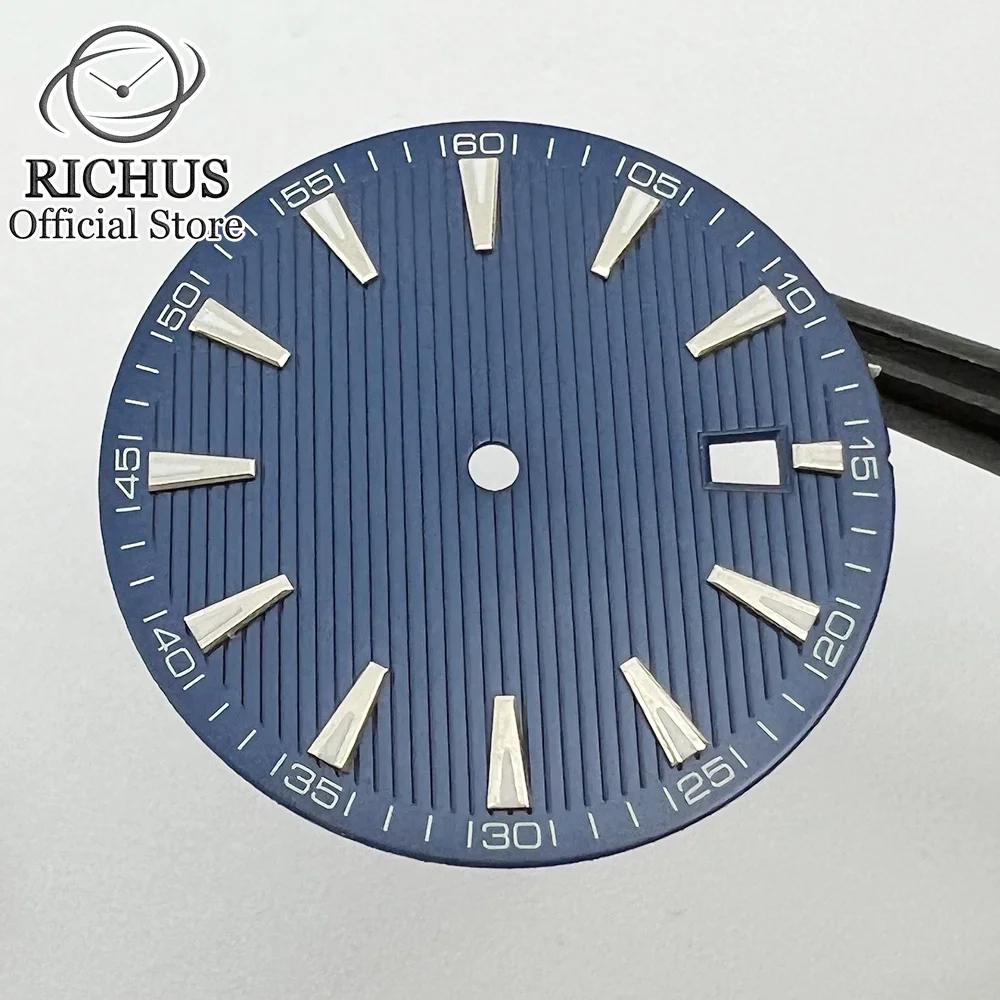 33 2 мм стерильные часы диаметром черный/синий/белый/черный Желтые части для NH35 NH36