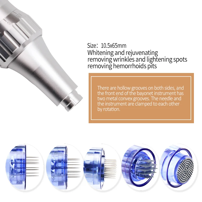 100/50/20/10P Bayonet Dermapen Micro иглы для UltimaA6 Dr.imp Pen Microneedling 9/12/ 36/42 Pin/Nano нанокартридж штамп MYM |