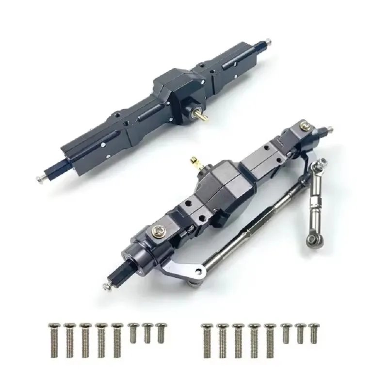 Металлический фронтальный/Achter Brug As Versnellingsbak Voor Wpl C14 C24 B14 B24 B16 B36 1/16 Rc Auto Vrachtwagen rock