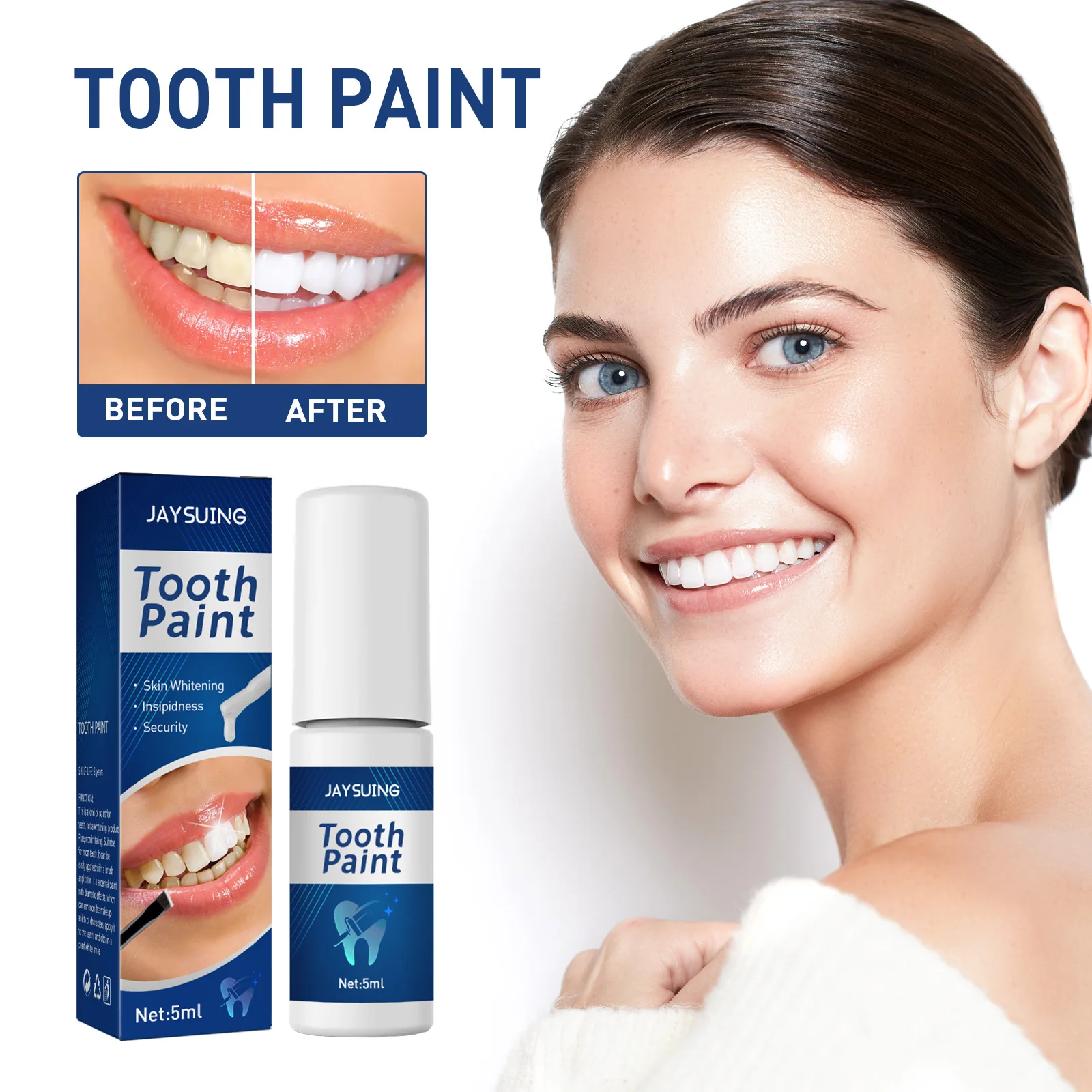 

Teeth Brightening Paint Remove Stains & Dirt Teeth Brightening Teeth Anti Yellow Teeth Oral Cleaning Beauty Tooth Clean Product