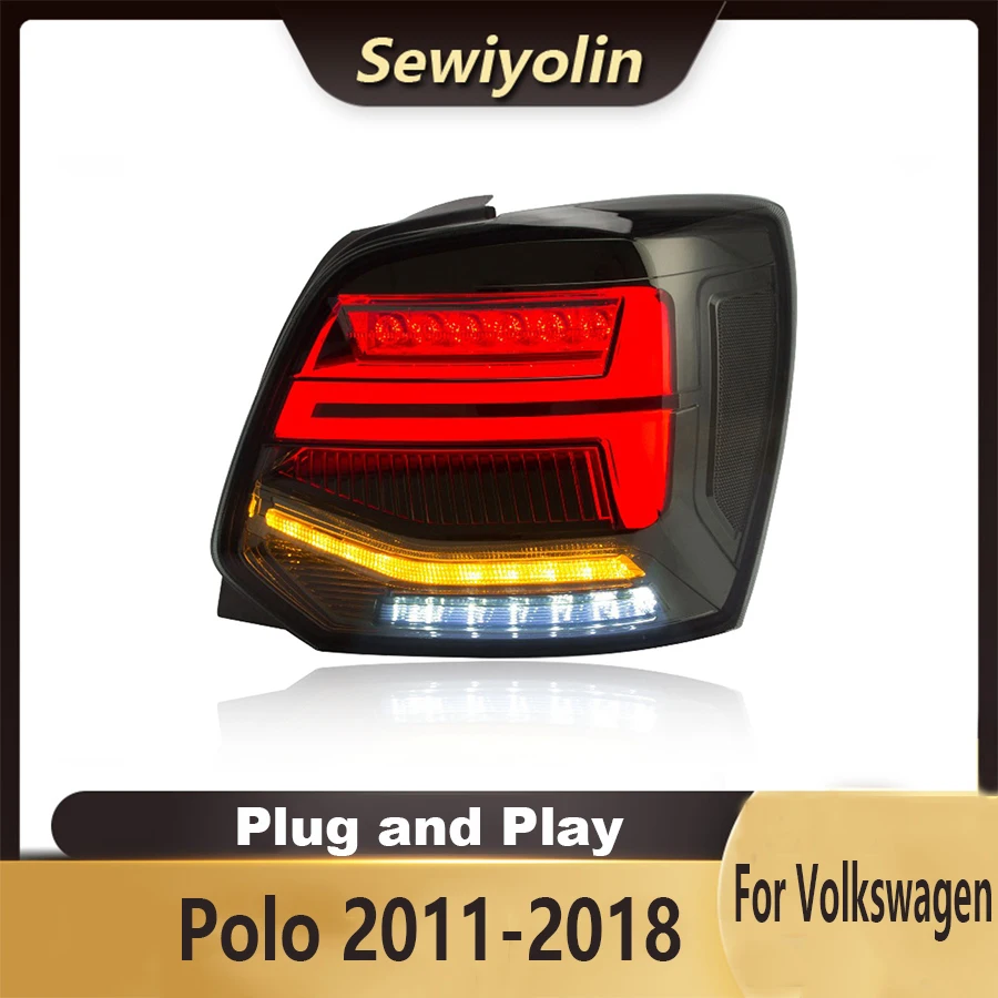 Для Volkswagen Polo 2011-2018 автомобильные автозапчастиАнимационные светодиодные фонари