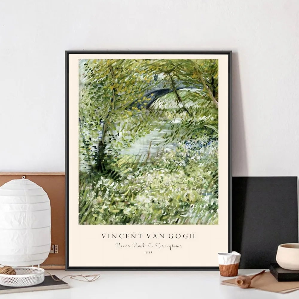 Плакат Ван Гога сделай сам постер из крафт-бумаги винтажный настенная живопись