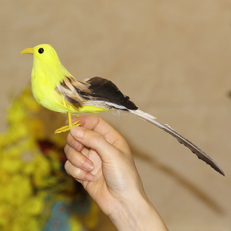 Искусственный попугай ручной работы Искусственное перо из вспененного