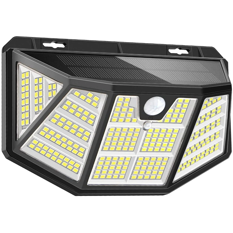 

New-Solar Light Outdoor 310 LED Bright With Motion Sensor,3 Lighting Modes And 300 Degree Wide Angle Illumination IP65