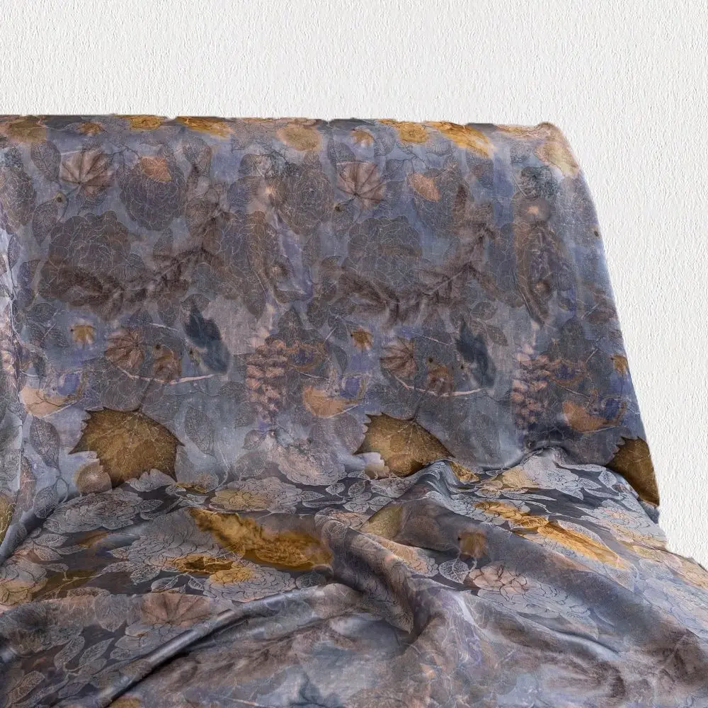 Высокое качество из натурального шелка 50momme Shunde жаккардовый атлас Gambiered Guangdong