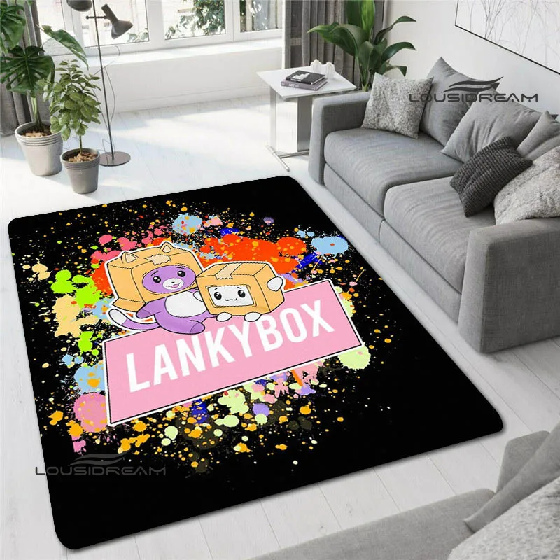 

Lankybox Foxy Boxy cute printed carpet kitchen mats Anime carpet Non -slip carpet outdoor carpet yoga mat area rug birthday gift
