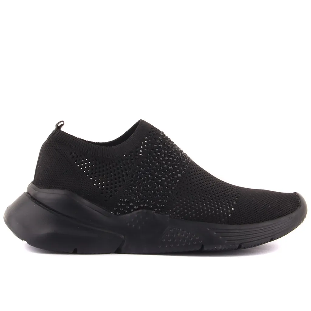 

Black color lacing women casual shoes