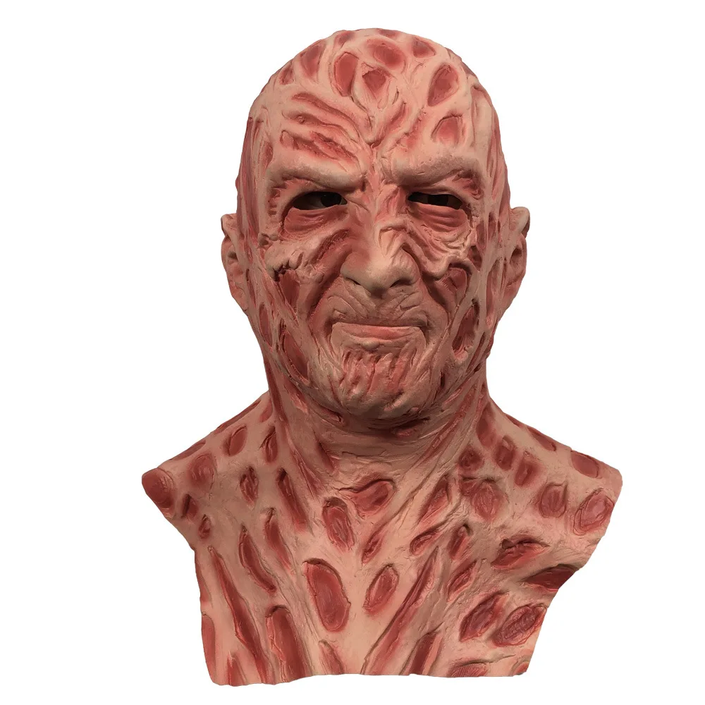 Freddy Krueger латексная страшная маска гримаса капюшон маскарадная вечеринка демон