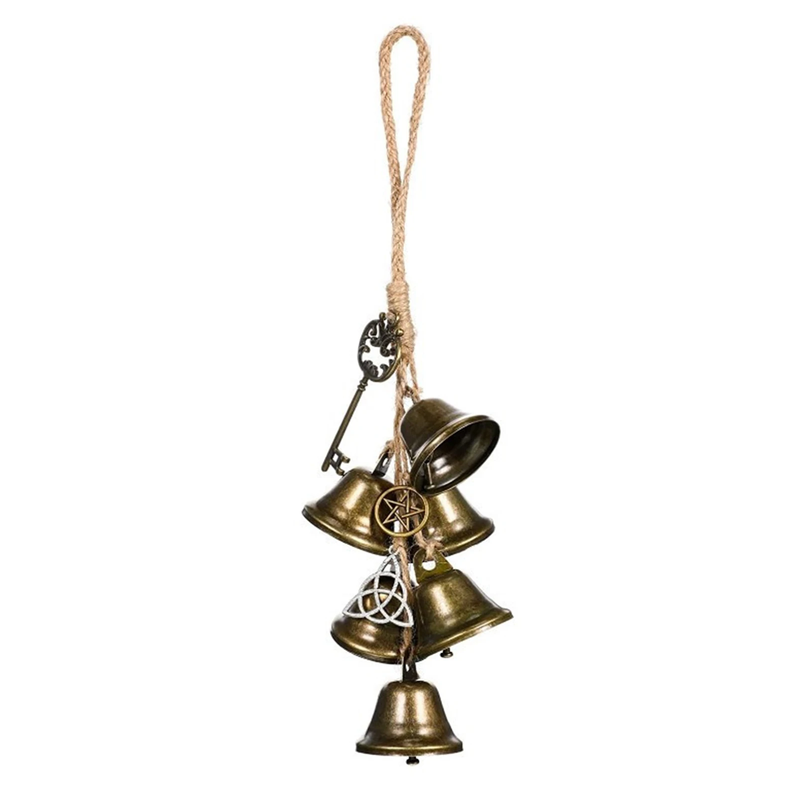 

Witch Bell Door Wind Chimes Hanging Witch Bells Protection Witchcraft for Home Door Doorknob Witchcraft Decorations