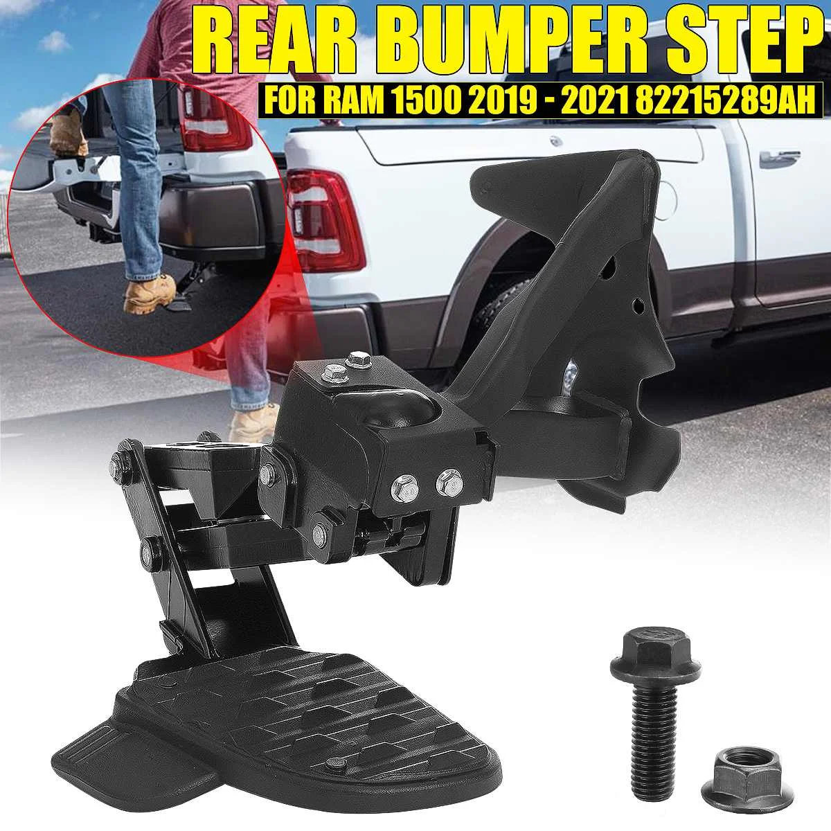 

Rear Bed Step Pedal 82215289AH 82215289AG For Ram 1500 DT Models 2019 2020 2021 3.0L 3.6L V6 5.7L V8 Pickup 4-Door