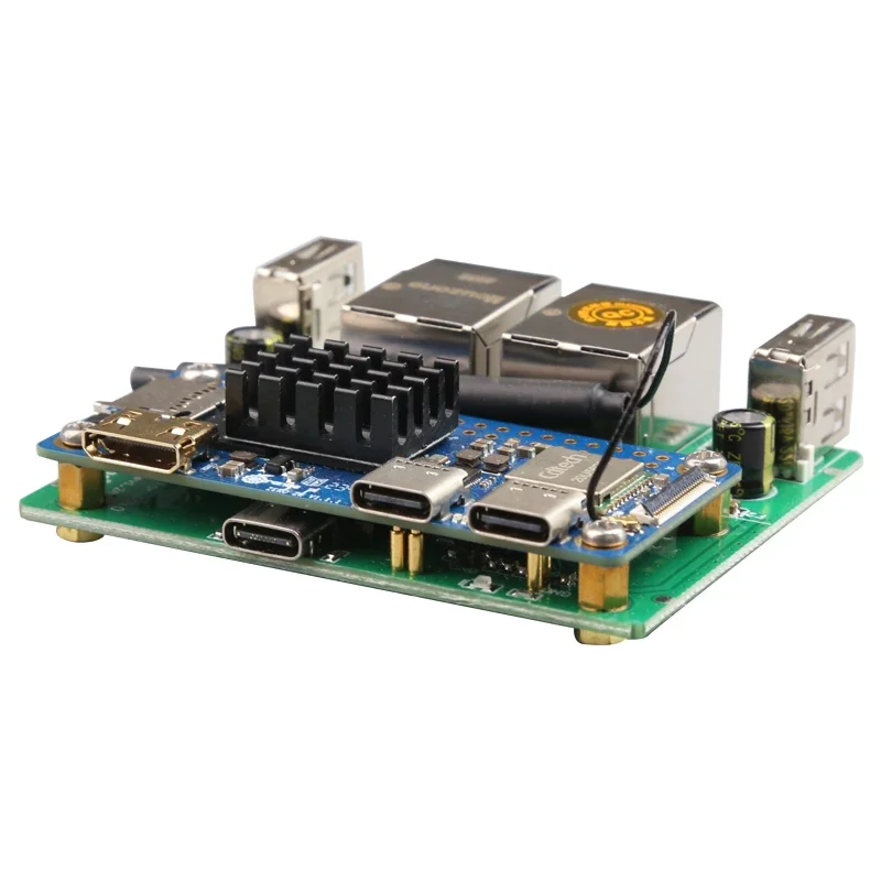 Плата расширения Orange Pi Zero 2 Вт Ethernet хост с двумя USB-портами | Двойной