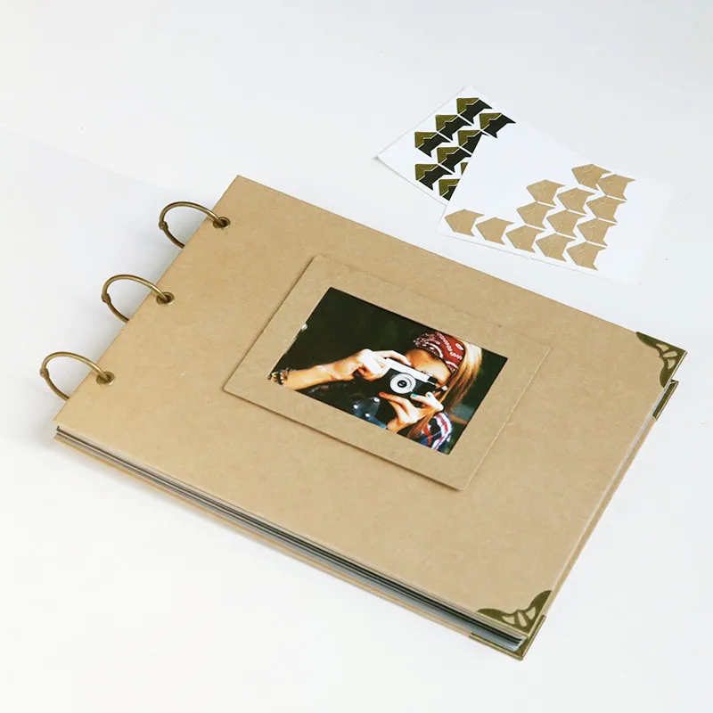 

Self Adhesive Photo Album Collect Book DIY Creative Family Photocard Binder Photo Album Lamination Album De Fotos Home Decor 50