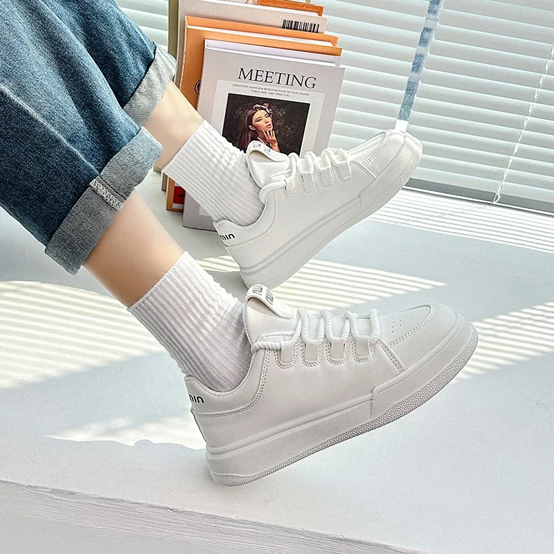 

Женские кроссовки на массивной вулканизированной подошве, удобная Весенняя спортивная обувь для женщин