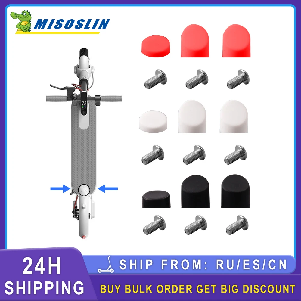 1 Set Rear Back Fender  Rubber Cap With Screws Parts For XIAOMI MIJIA M365 Electric Skateboard Mud guard Plug Cover Dust shield