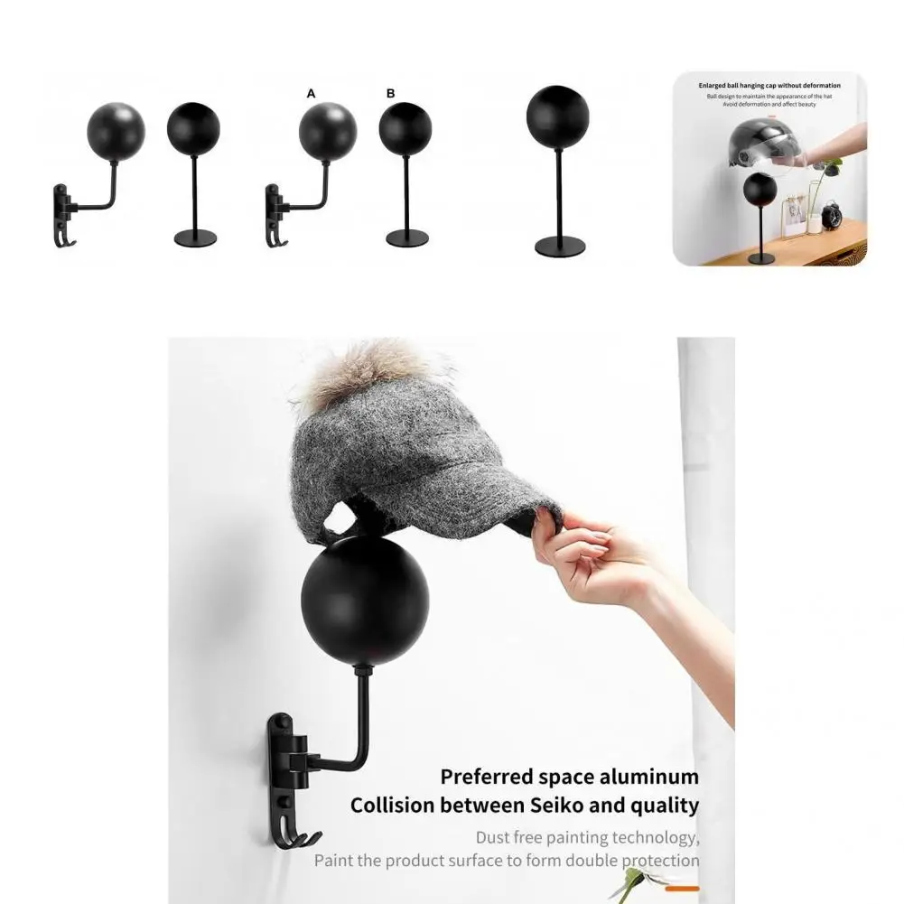 Вешалка для шлема эффективная компактная настенная вешалка Легкая вращающаяся