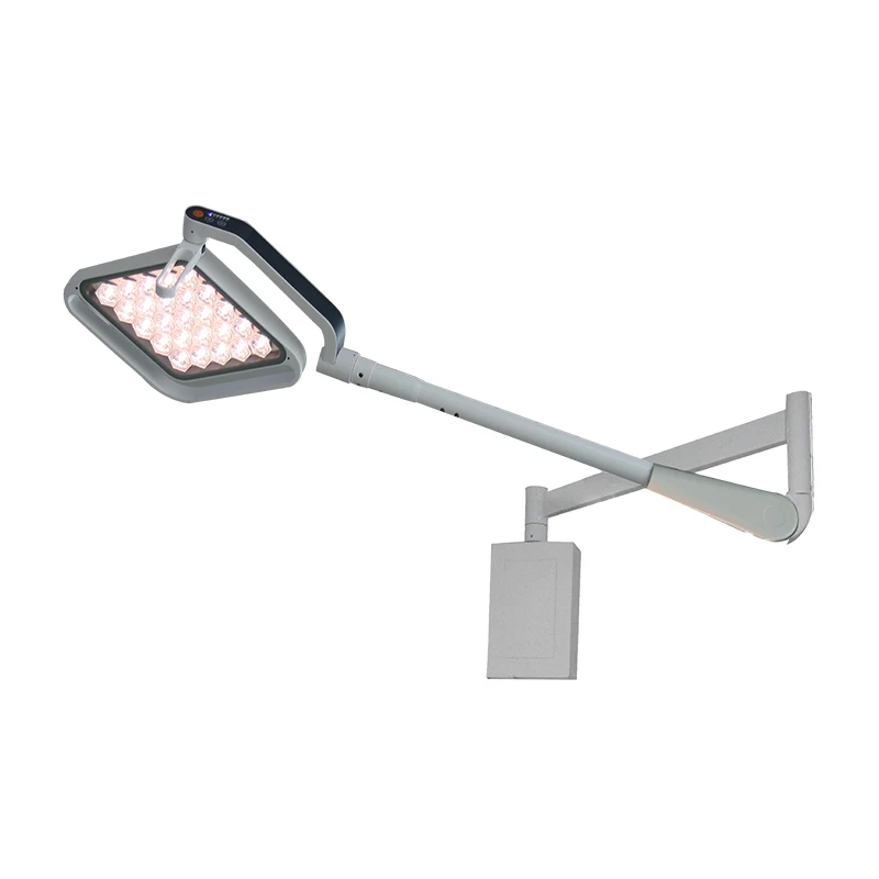 

80000 Lux Illuminance 2 Step Color Temperature Adjustable Arm Revolving LED Shadowless Operating Lamp on Wall Mount