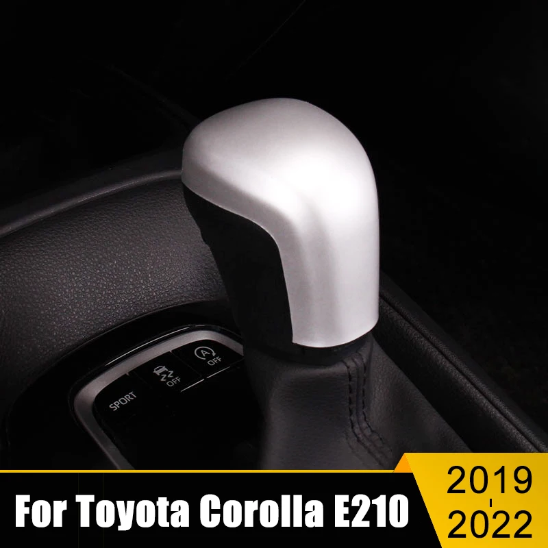 

For Toyota Corolla 2019-2021 2022 E210 12th Car Gear Shift Head Holster Cover Trim Sticker Garnish Case Decoration Accessories