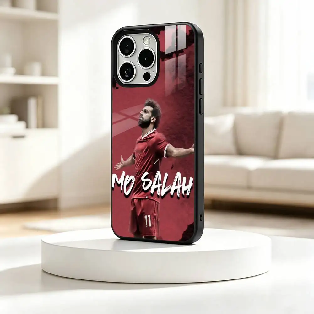 Фото Чехол для телефона M-Mohamed Salah Football для iPhone 17, 16, 15, 14, 13, 12, 11 Plus, Pro с поддержкой магнитной беспроводной зарядки №2